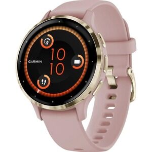 Garmin‎ Venu 3S Gold / Rose AMOLED 41mm Smartwatch 010-02785-03 GPS Smart Watch